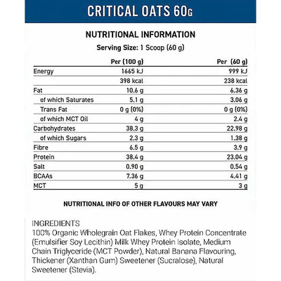 Applied Nutrition - Critical Oats Protein Porridge