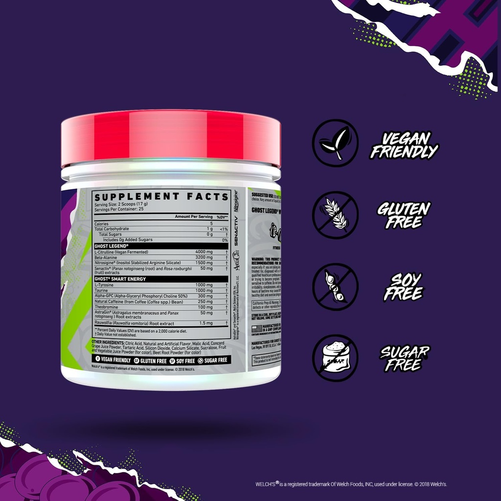 Ghost - Legend V2 Pre-Workout - 25 servings