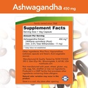 NOW - Ashwagandha Extract 450 mg - 90 Veg Capsule