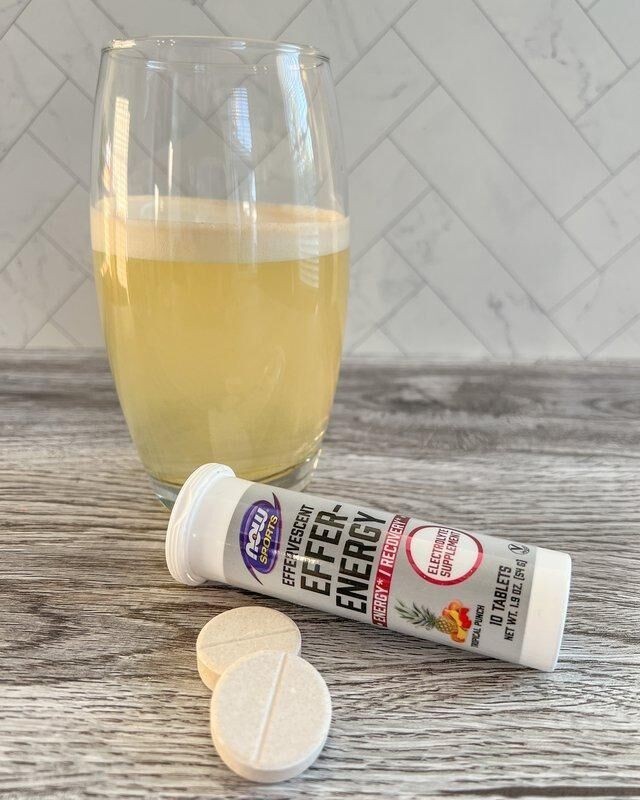 NOW - Effer-Energy Effervescent 10 Tablets (Energy 36mg caffeine)