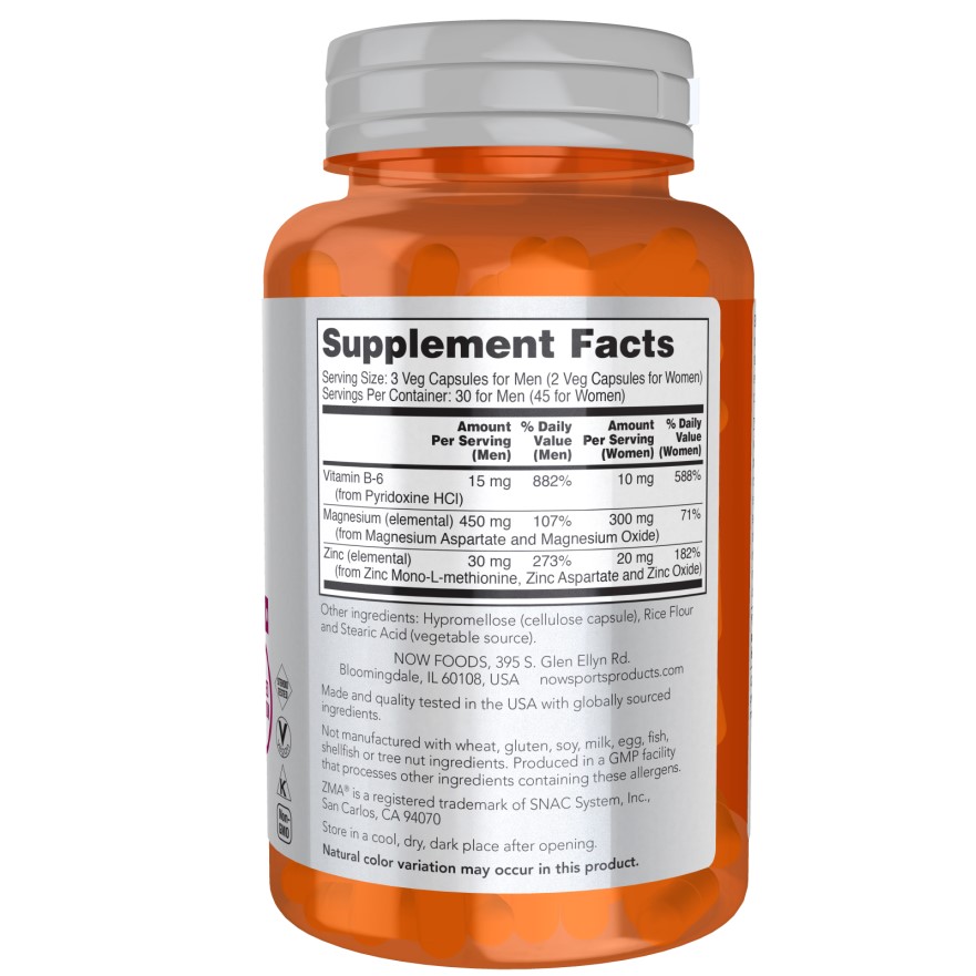 NOW - ZMA 90 Veg Capsules