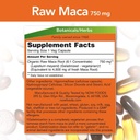 Now - Raw Maca 750 Mg - 90 Veg Capsules