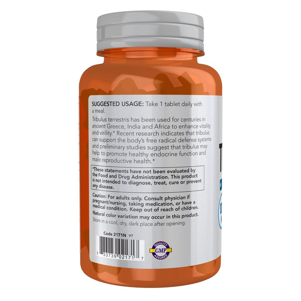 Now - Tribulus 1,000 mg Tablets