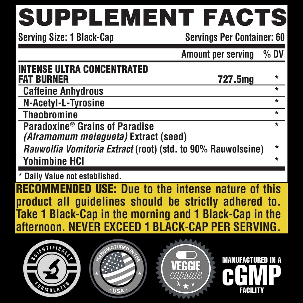 Nutrex Research - LIPO 6 Black Intense Ultra Concentrate 60 Caps