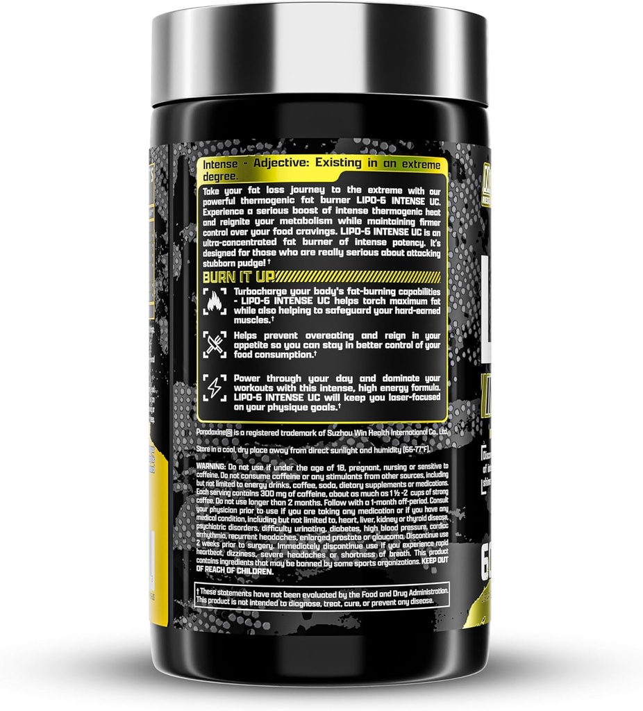 Nutrex Research - LIPO 6 Black Intense Ultra Concentrate 60 Caps