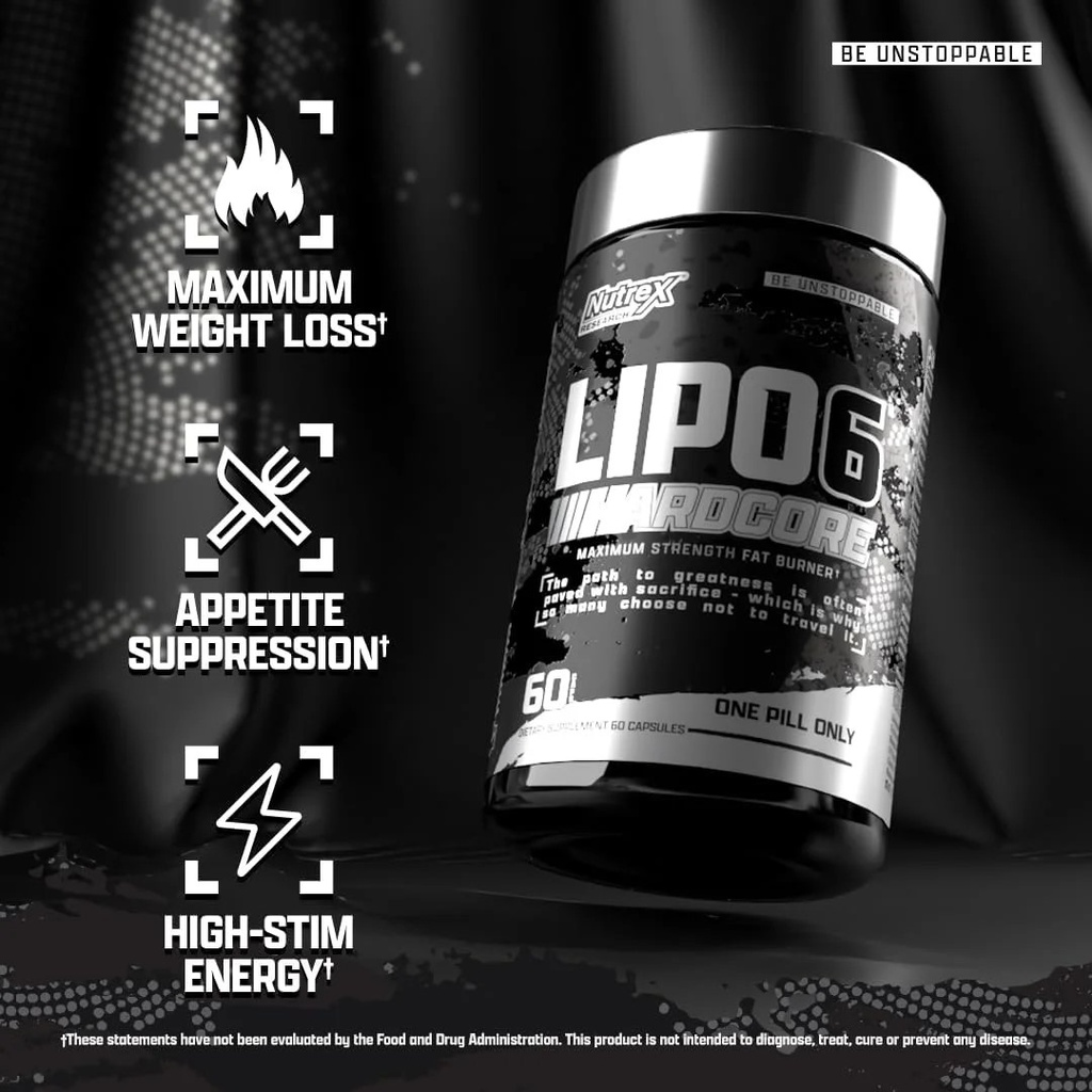 Nutrex Research - LIPO 6 Hardcore - 60 Caps