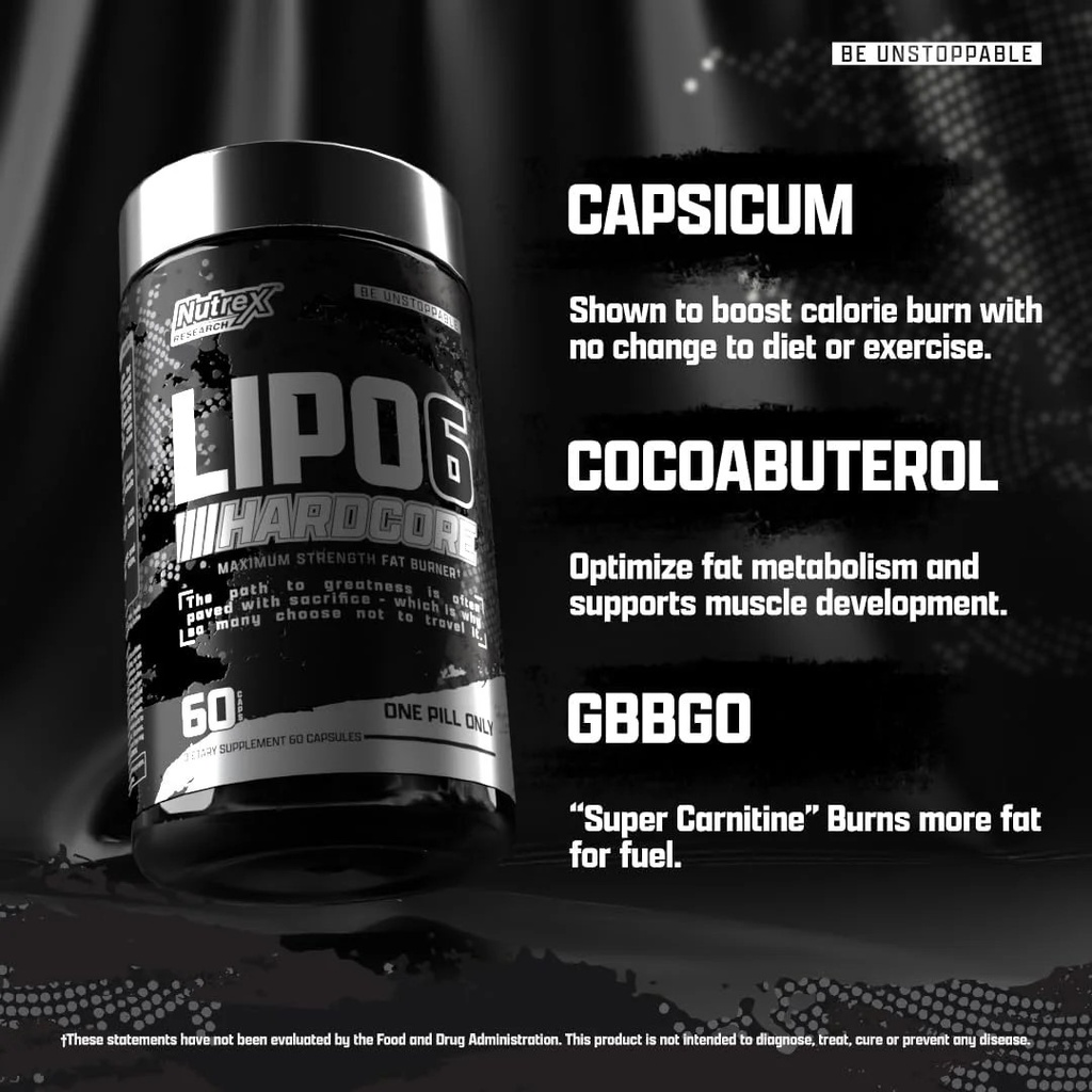 Nutrex Research - LIPO 6 Hardcore - 60 Caps