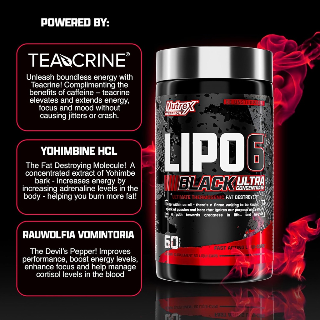 Nutrex Research - LIPO 6 Ultra Concentration - 60 Caps