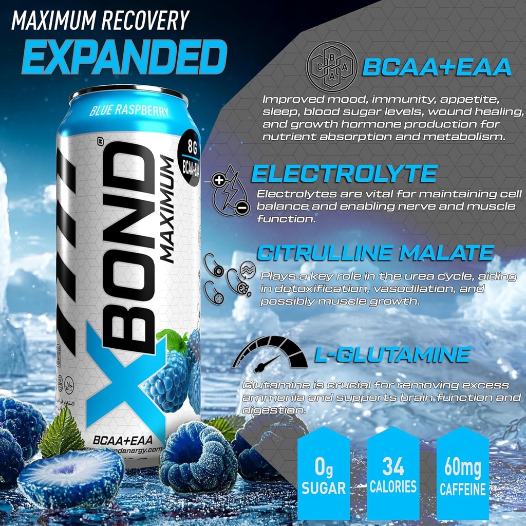 XBOND Maximum - BCAA+EAA Drinks - 473ml
