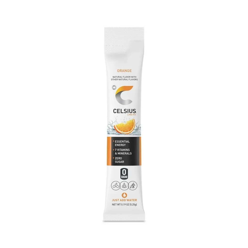 CELSIUS On-the-Go Powder Stick Packs - 14 Sticks per Pack