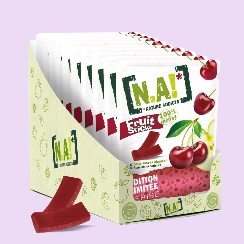 N.A! - Fruit Sticks - 35g (Cherry and Apple)