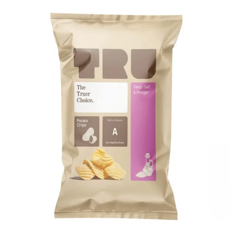 Prolife - Tru Potato Chips - 45g (Tangy Salt & Vinegar)