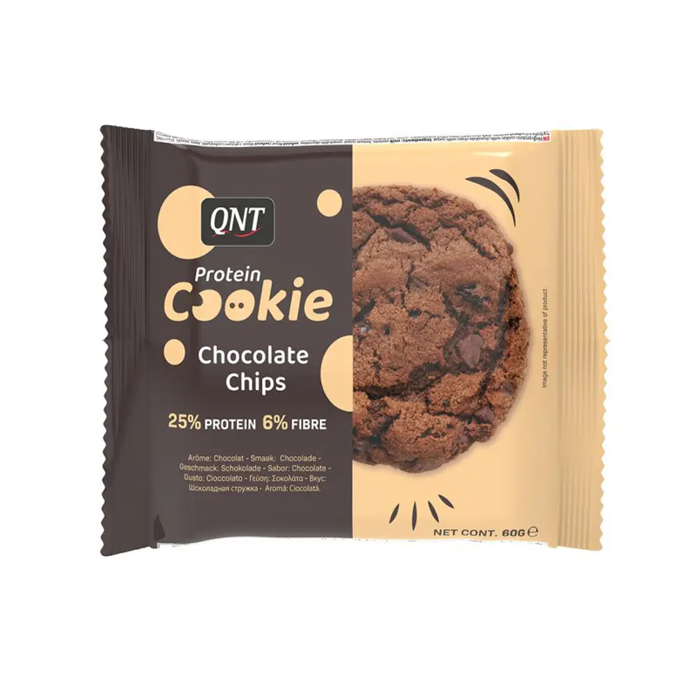 QNT Life - Protein Cookie - 60g (Chocolate Chip Cookie)