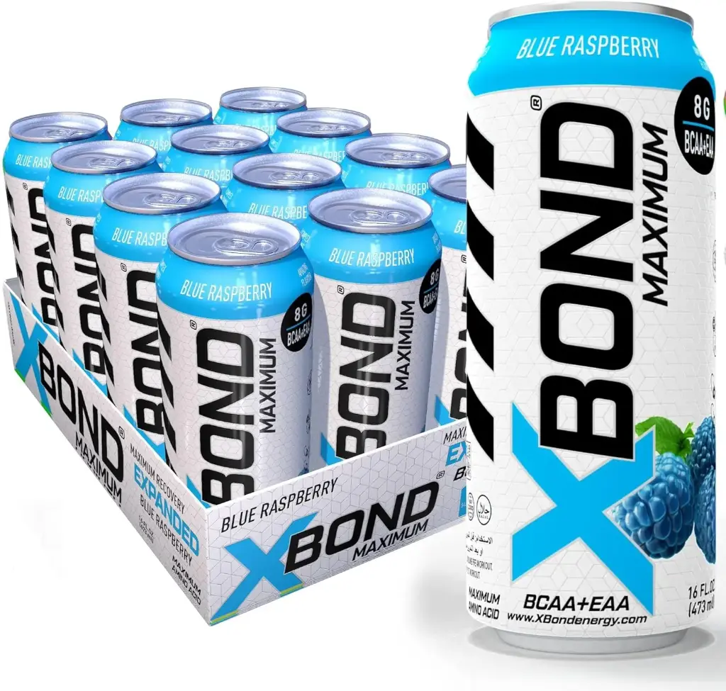 XBOND Maximum - BCAA+EAA Drinks - 473ml (Blue Raspberry)