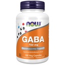 NOW - GABA 750 mg - 100 Veg Capsules