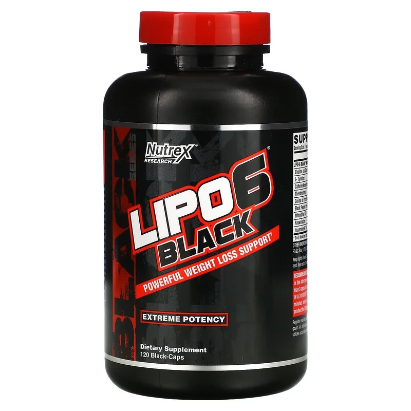 Nutrex Research - LIPO 6 Black- 120 Caps