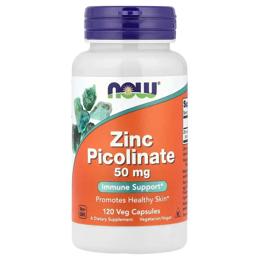 Now - Zinc Picolinate 50 mg - 90 Veg Capsules