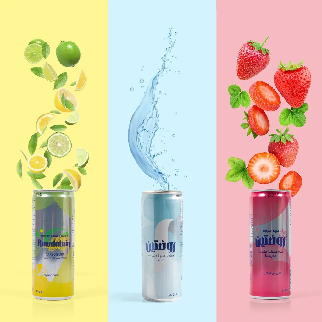 Al-Rawdatain - CarbonatedNatural Mineral Water - 250ml